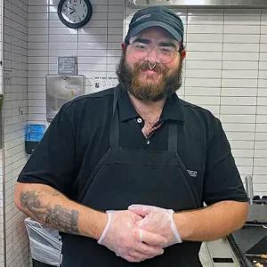 Headshot of Rich Clay, ’23 AAS – Professional Culinary Studies / Assistant Manager, Chipotle (Gastonia, NC)